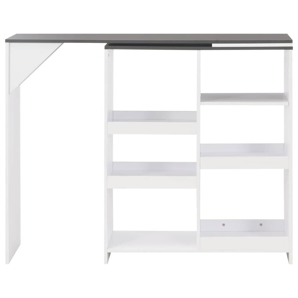 Bar Table with Moveable Shelf