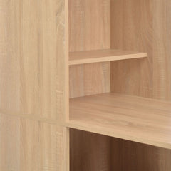 vidaXL Bar Table with Cabinet Oak 115x59x200 cm 5