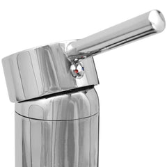 vidaXL Bathroom Faucet Mixer Taps 2 pcs Chrome 3