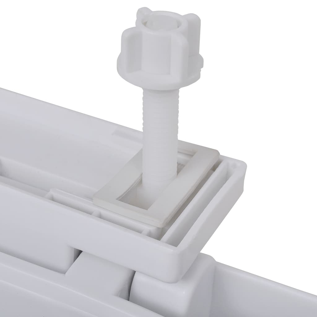 vidaXL Toilet Seats with Soft Close Lids 2 pcs Plastic White 6