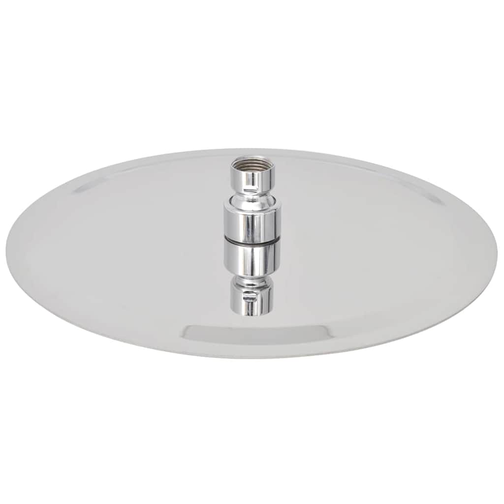 vidaXL Rain Shower Head 2 pcs Stainless Steel Ø 25 cm 5