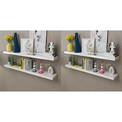 vidaXL Wall Shelves White