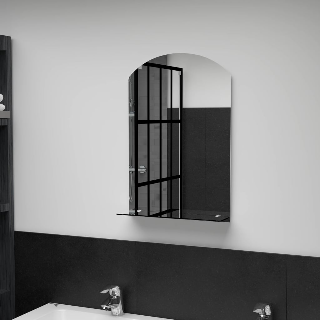 vidaXL Wall Mirror | Clear | Toughened glass | 40x60 cm | Wall mounting 1