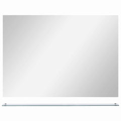 vidaXL Wall Mirror with Shelf 80x60 cm Tempered Glass 3