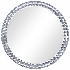 249449 vidaXL Wall Mirror 60 cm Tempered Glass 2
