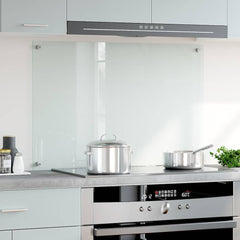 vidaXL Kitchen Backsplash Transparent 90 x 60 cm Tempered Glass 3