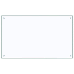 vidaXL Kitchen Backsplash Transparent 100 x 60 cm Tempered Glass 2