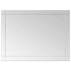vidaXL Wall Mirror | Transparent | Glass | Medium | Decorative Inlays 2