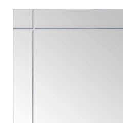 vidaXL Wall Mirror | Transparent | Glass | Medium | Decorative Inlays 5