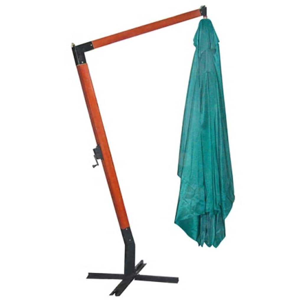 vidaXL Floating Garden Parasol | Green | Polyester | Large | Height-Adjustable 3
