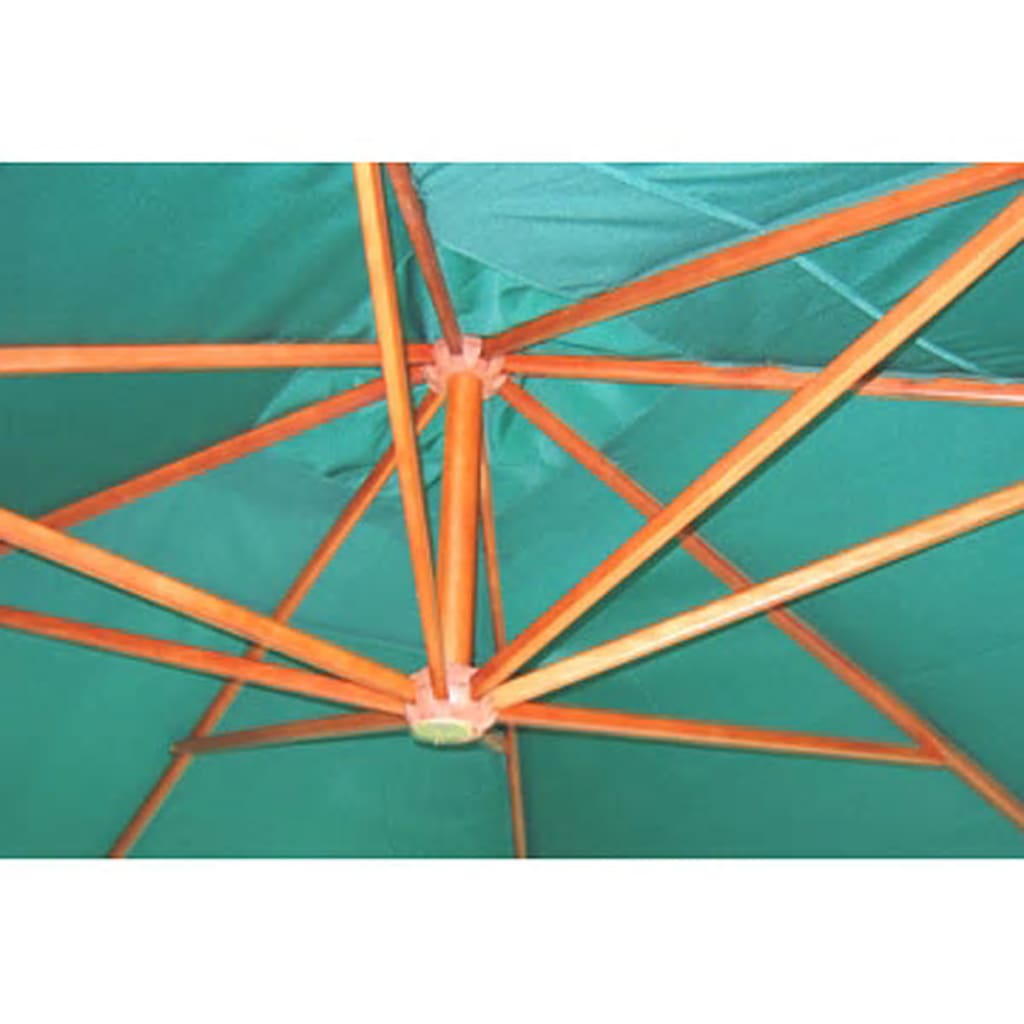 vidaXL Floating Garden Parasol | Green | Polyester | Large | Height-Adjustable 4