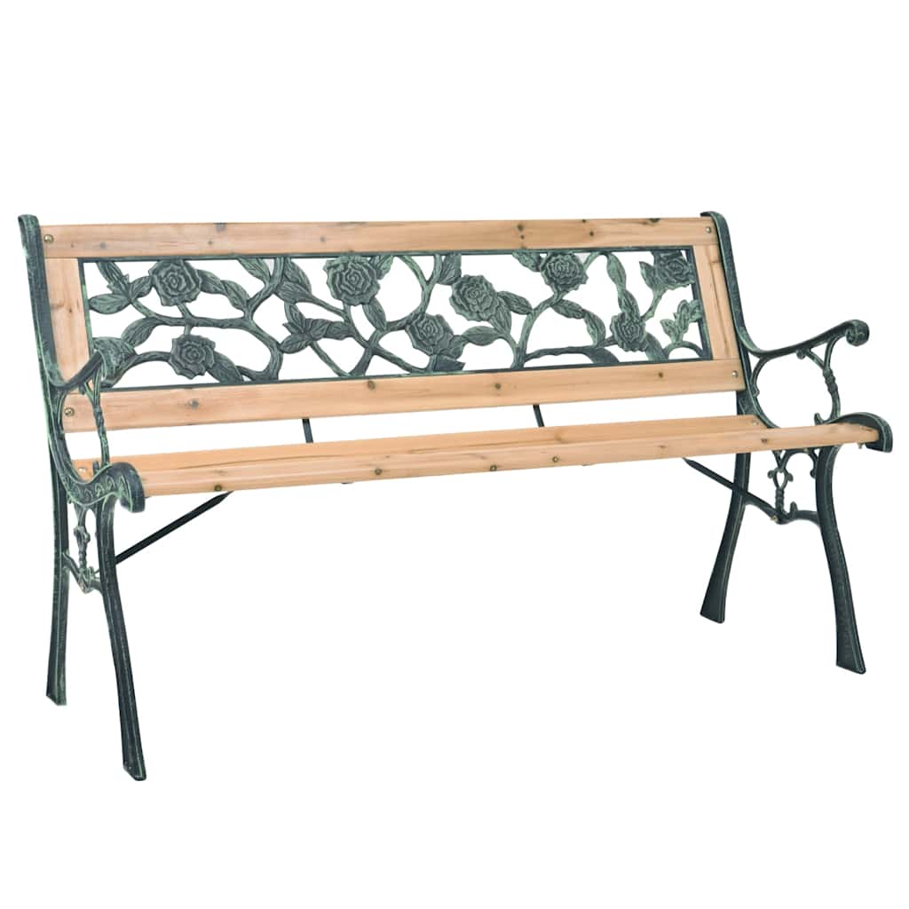 40261 vidaXL Garden Bench 122 cm Wood 1