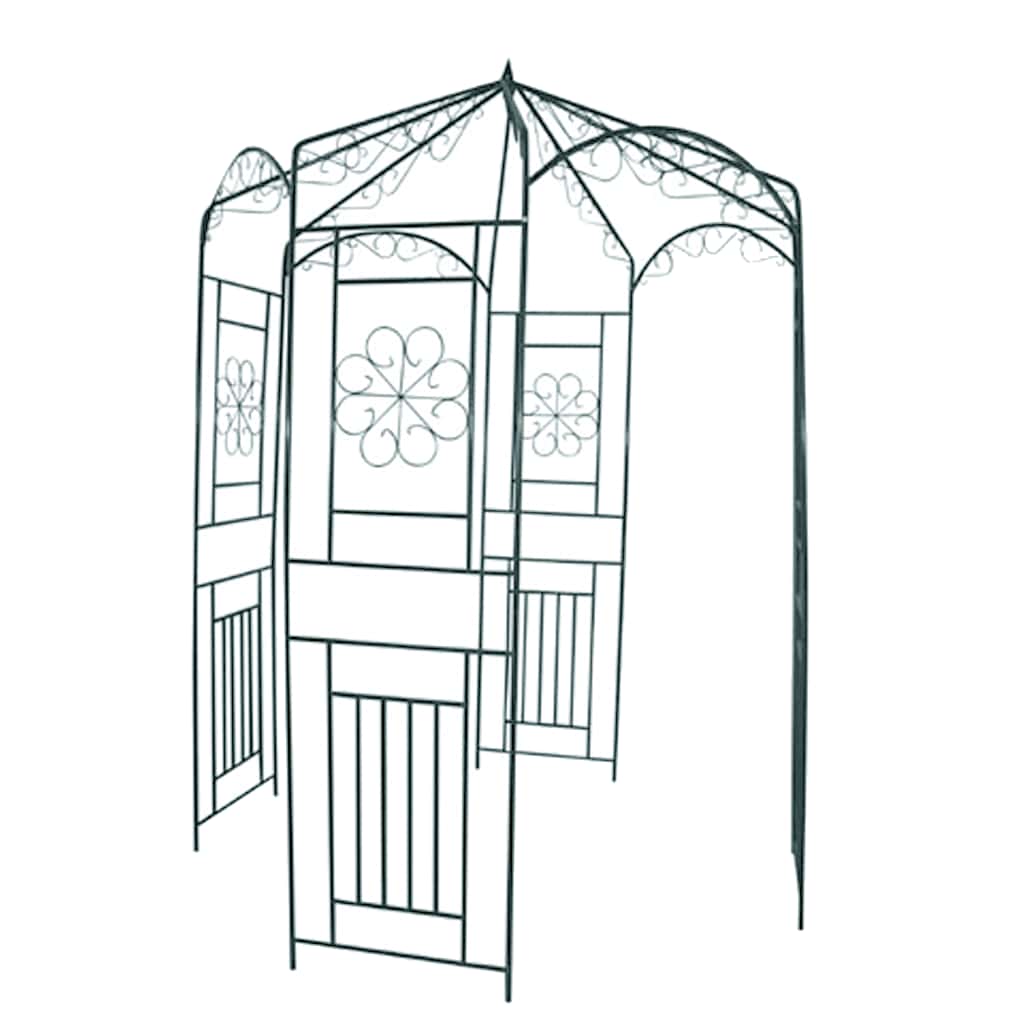 40269 vidaXL Garden Arch 250 cm Dark Green 1
