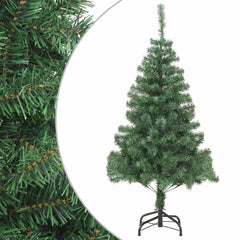 vidaXL Artificial Christmas Tree with Steel Stand 210 cm 910 Branches 1