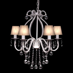 60338 vidaXL Chandelier with 2300 Crystals White 1