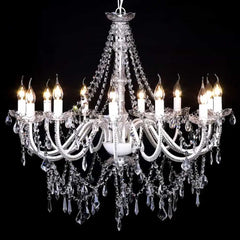 60339 vidaXL Chandelier with 1600 Crystals 2