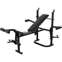 90138 vidaXL Weight Bench Black 1