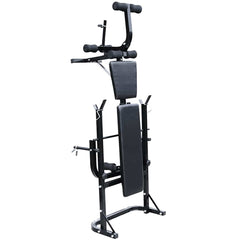 90138 vidaXL Weight Bench Black 4