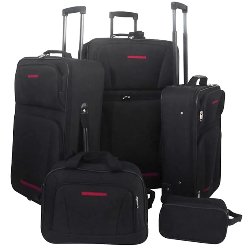 Five Travel Luggage Black