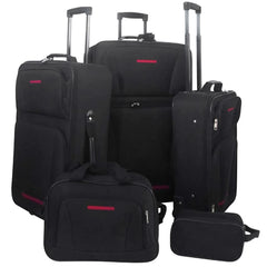 Five Travel Luggage Black