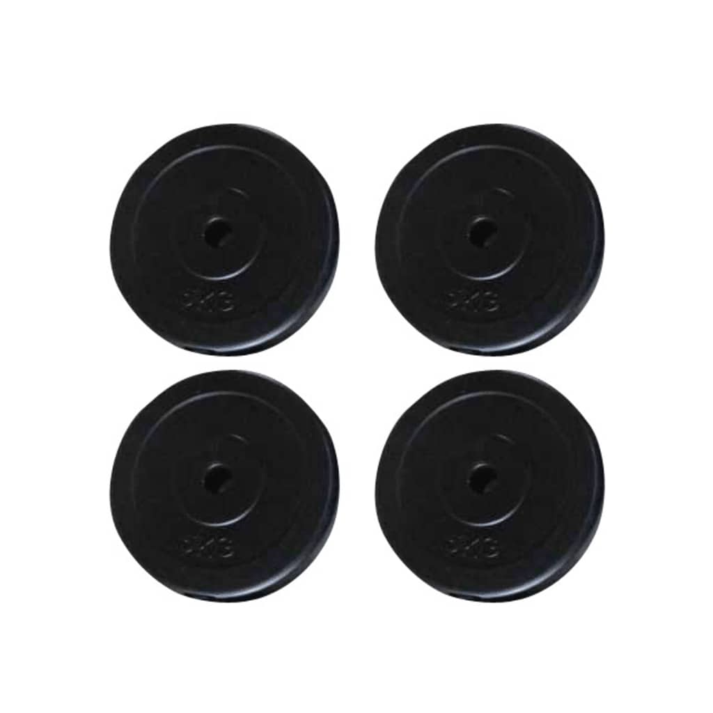vidaXL Weight Plates 4 pcs 20 kg 1