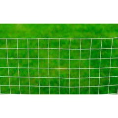 vidaXL Mesh Fence Galvanised Steel Square 1x25 m Silver 4
