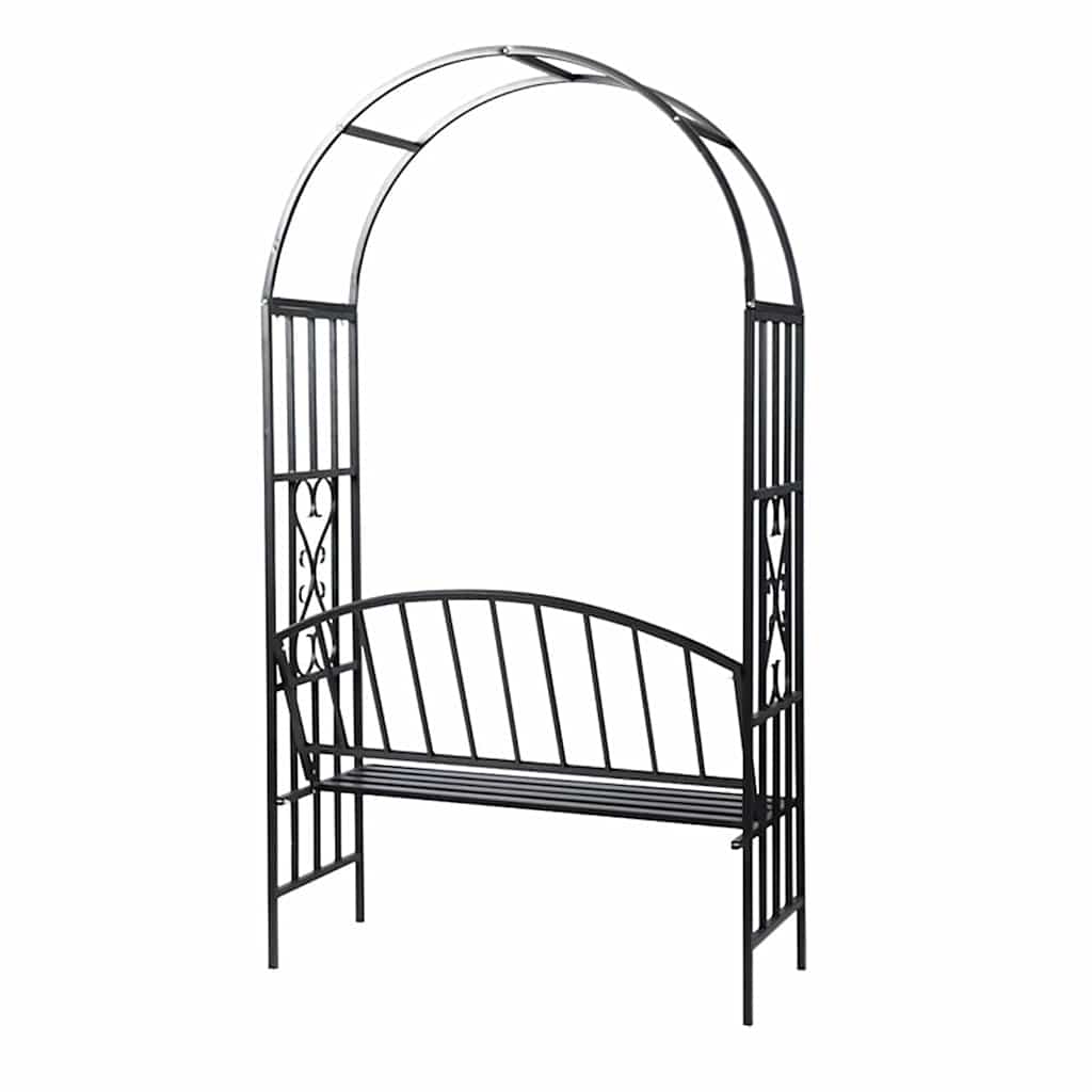 40545 vidaXL Garden Rose Arch with Bench 2