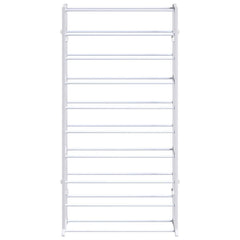 vidaXL Shoe Rack | Set of 2 | White | Plastic with metal struts | Compact 5