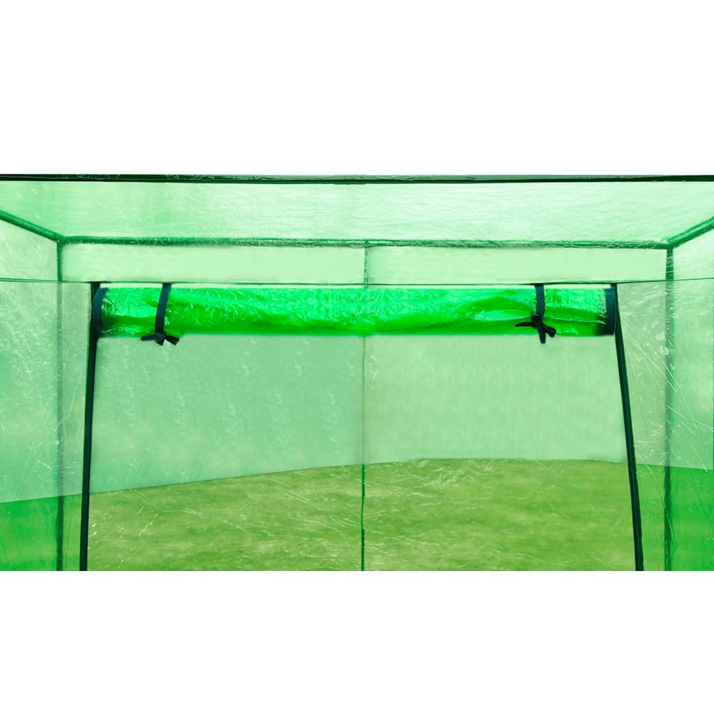 vidaXL Greenhouse Steel frame PVC 4