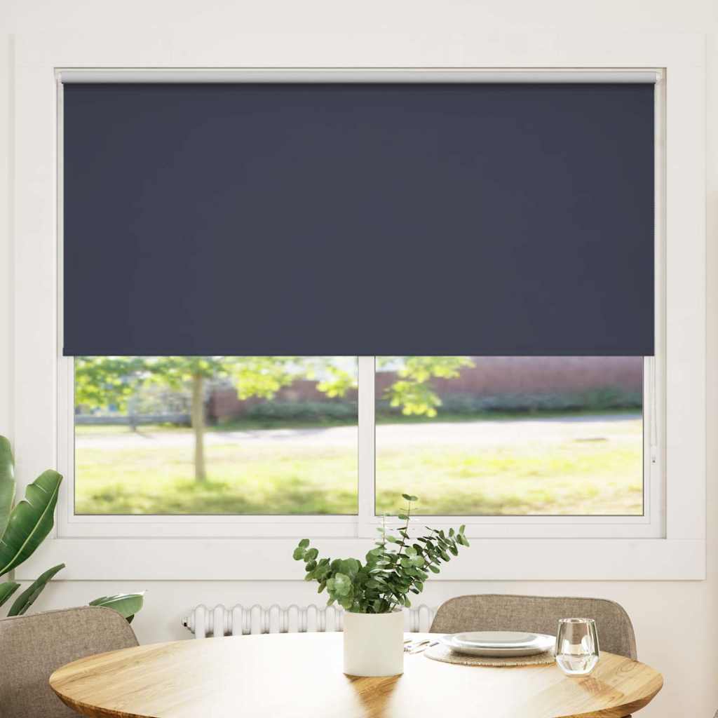 Roller blind blackout 144.4x175 cm Fabric Width 140 cm Blue