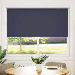 Roller blind blackout 144.4x175 cm Fabric Width 140 cm Blue
