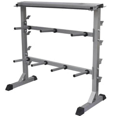 vidaXL Dumbbell barbell rack 2
