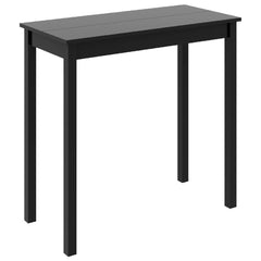 vidaXL Bar Table MDF Black 115x55x107 cm 2