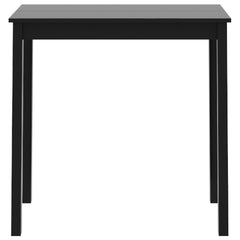 vidaXL Bar Table MDF Black 115x55x107 cm 3