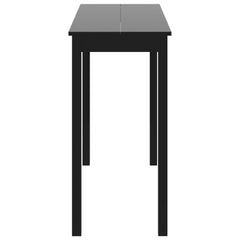 vidaXL Bar Table MDF Black 115x55x107 cm 4
