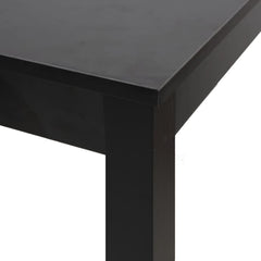 vidaXL Bar Table MDF Black 115x55x107 cm 5