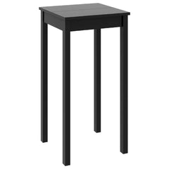vidaXL Bar Table MDF Black 55x55x107 cm 2