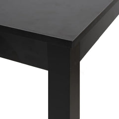 vidaXL Bar Table MDF Black 55x55x107 cm 4