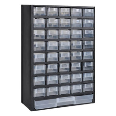 vidaXL 41-Drawer Plastic Storage Cabinet Tool Box 1