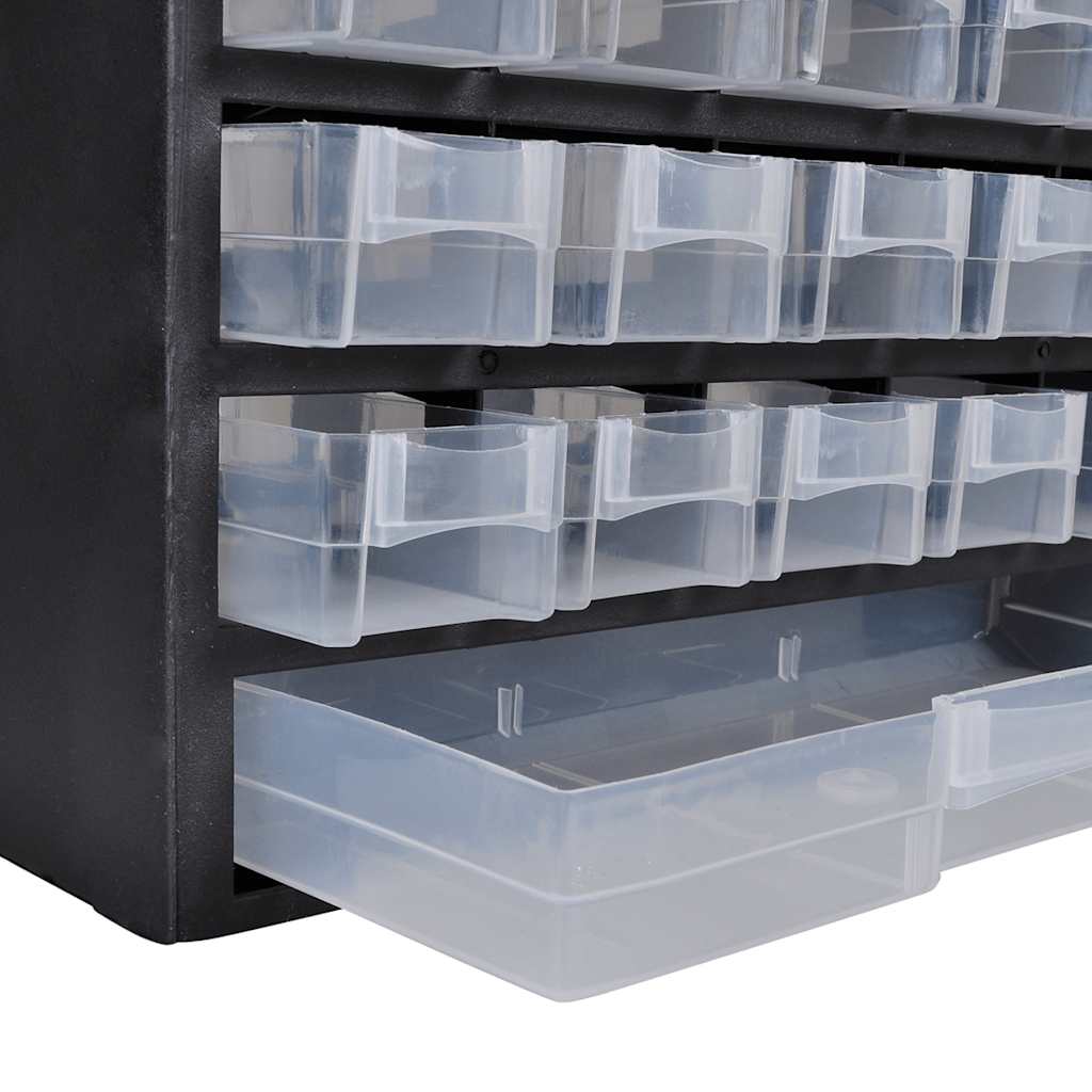 vidaXL 41-Drawer Plastic Storage Cabinet Tool Box 2