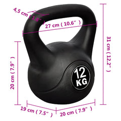 vidaXL kettlebell 12 kg 4