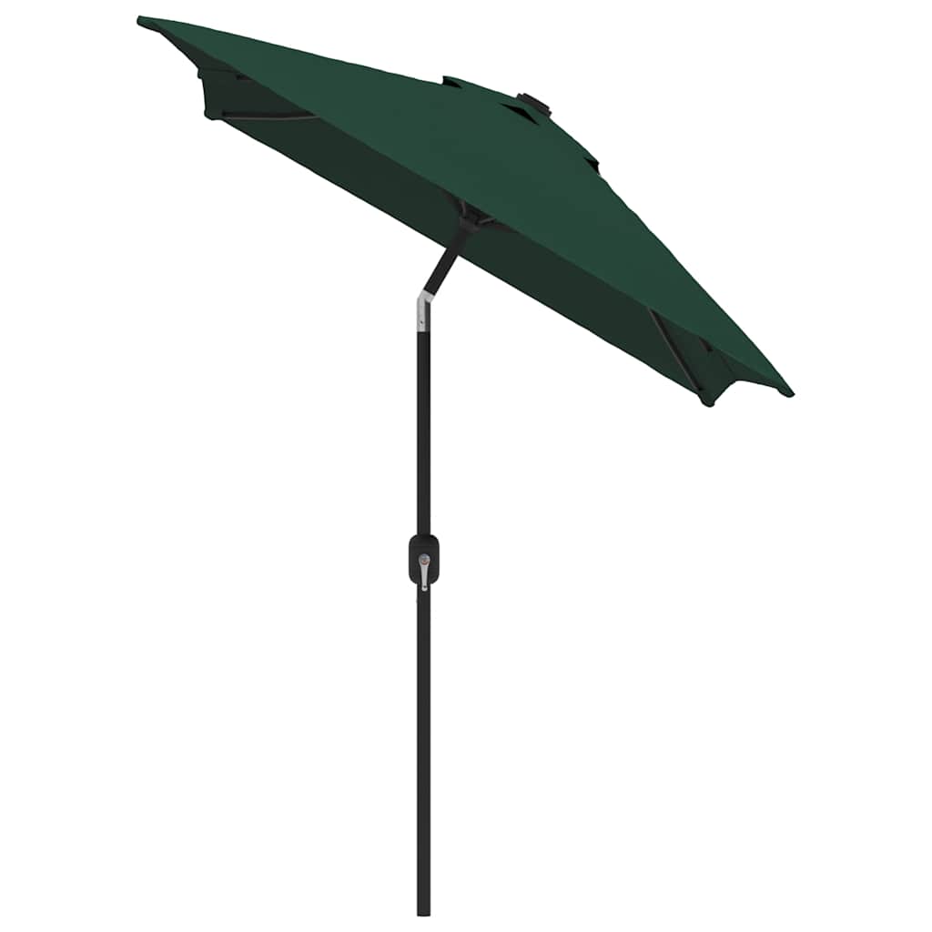 Outdoor Parasol with Metal Pole 300x200 cm Green