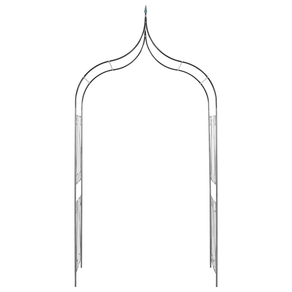 40777 Garden Arch Spike Design Climbing Plants Dark Green 4