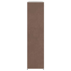 Fabric Wardrobe with Compartments and Rods 45x150x176 cm Brown