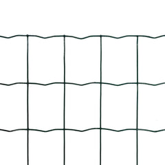 vidaXL Fence Panels PVC-coated iron Green 3