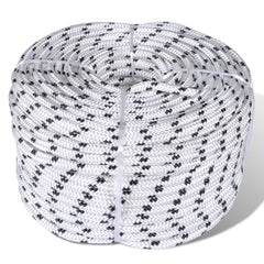 vidaXL Braided Rope Coil Boat Line Polyester 12 mm x 50 m 1