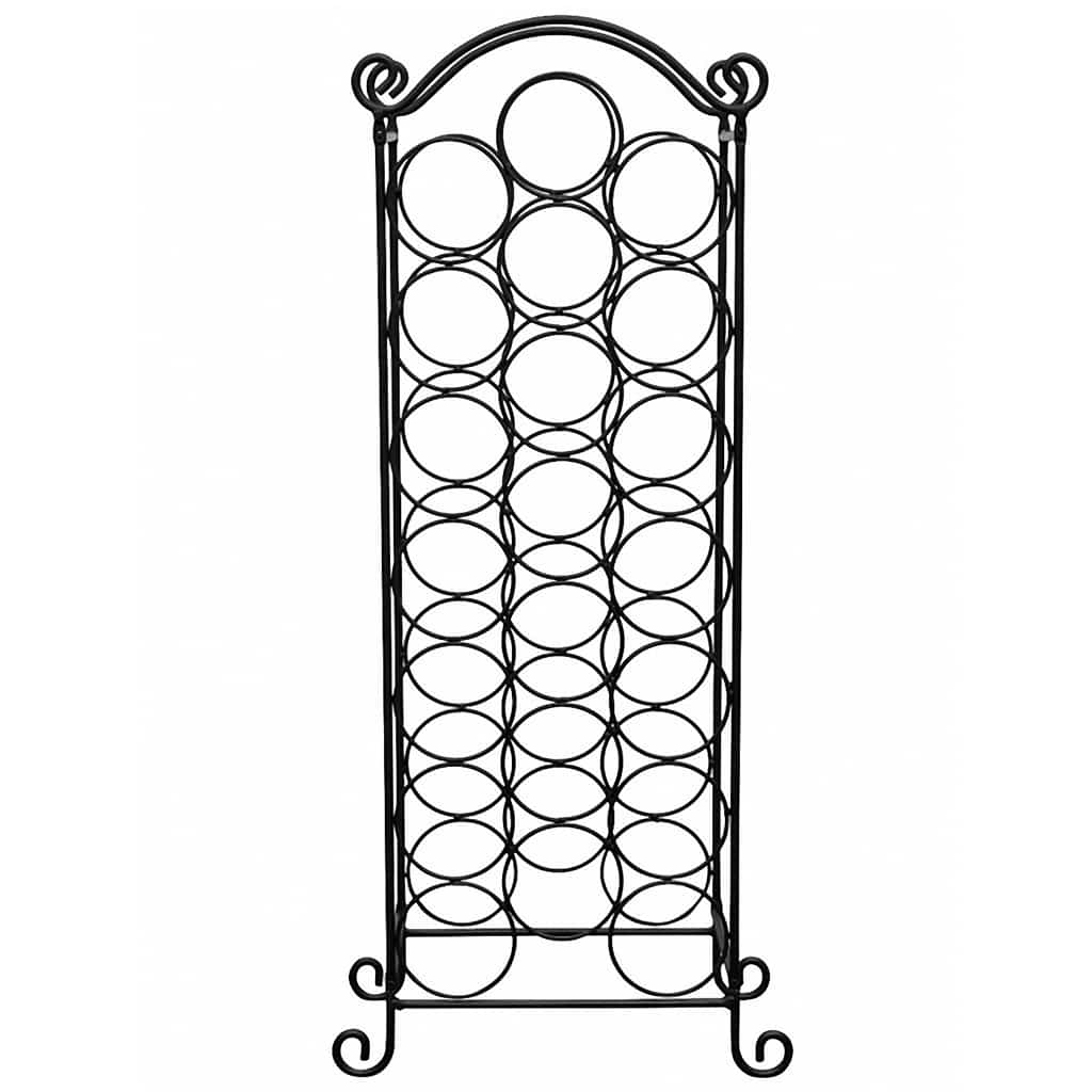 vidaXL Wine Rack for 21 Bottles Metal 3