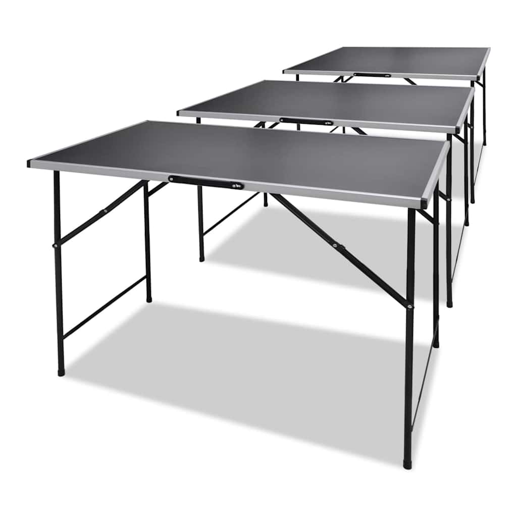 vidaXL Pasting Tables 3 pcs Foldable 1
