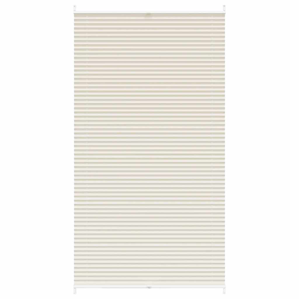 vidaXL Plisse Blind 100x200cm Cream 2