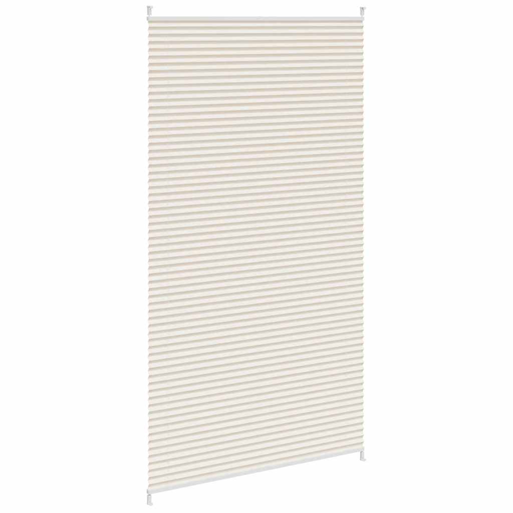 vidaXL Plisse Blind 100x200cm Cream 4